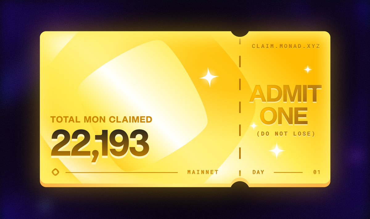 ready for day 1 🫡 tenks <a href="/monad/">Monad</a> <a href="/Backpack/">Backpack 🎒</a> <a href="/MadLads/">Mad Lads</a>