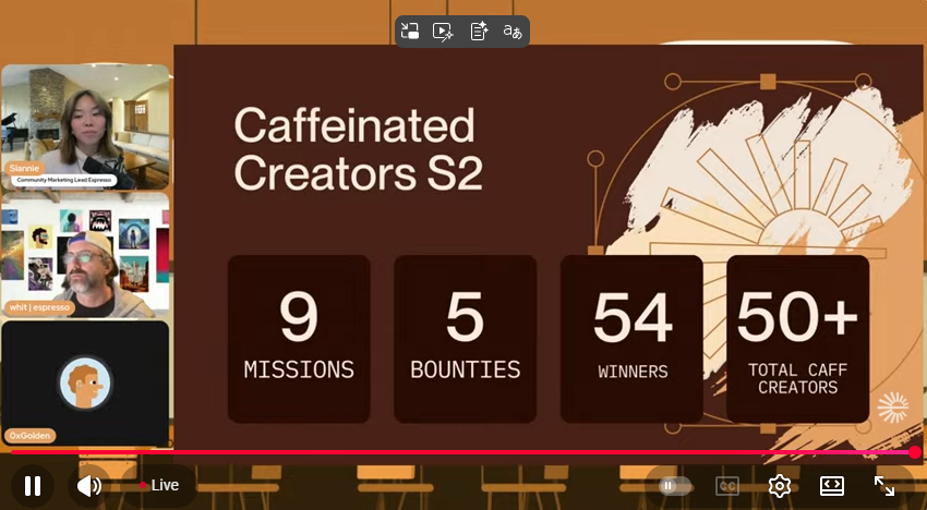 Join us on <a href="/EspressoSys/">Espresso ☕️</a> Community call #8
youtube.com/watch?v=TpnReS…