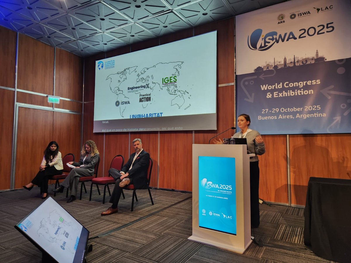 RAEngGlobal's tweet image. This week, #EngineeringX is at @ISWA_org World Congress exploring the theme: “Re-imagine waste – towards a wasteless future or a wasteful planet?”

We are discussing critical challenges in tackling the open burning of waste: collecting meaningful data, leveraging finance,…