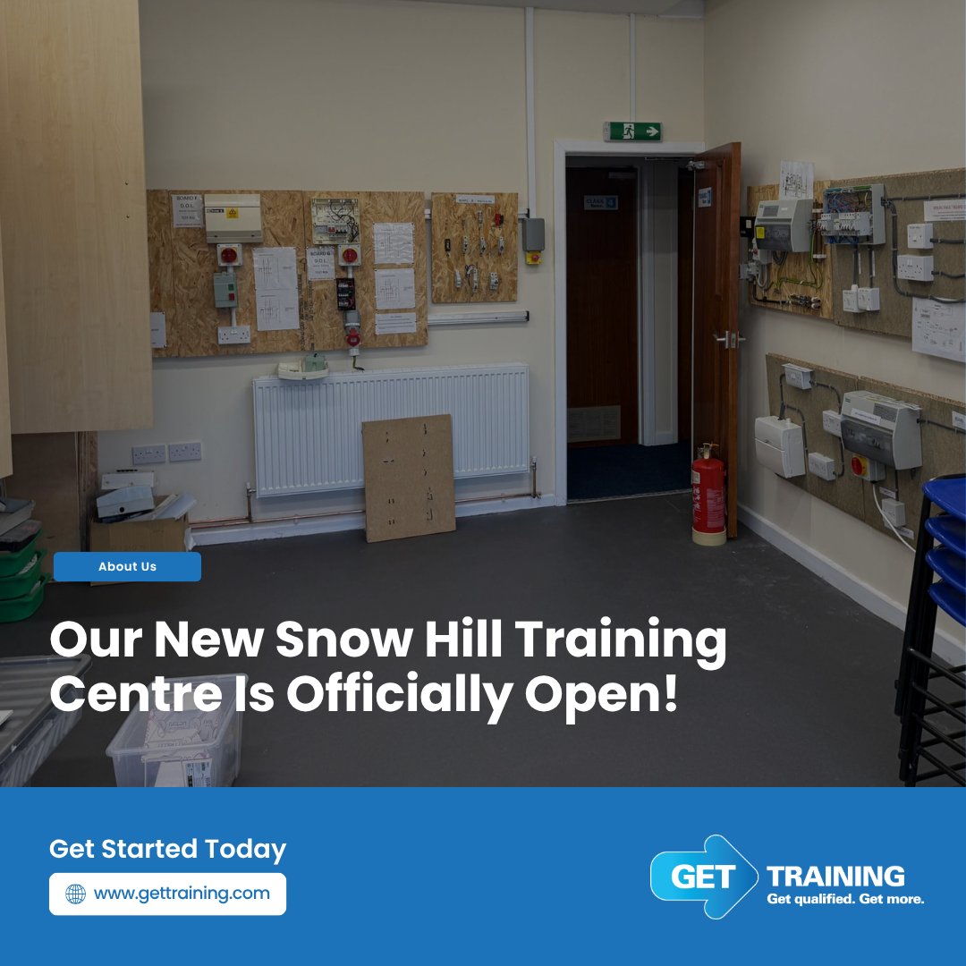 🧰 Get skilled. Get certified. Get Training.
Our new Snow Hill training centre is officially open — offering Gas, Electrical &amp; Renewable Energy courses built for real careers.
💻 View courses: gettraining.com
#GetTraining #Wolverhampton #TradeSkills #GasEngineerTraining