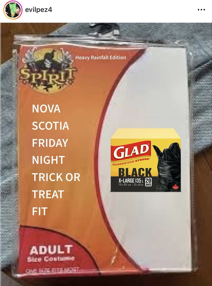 Anna: Costume idea for Hallowe'en tomorrow night. 😉