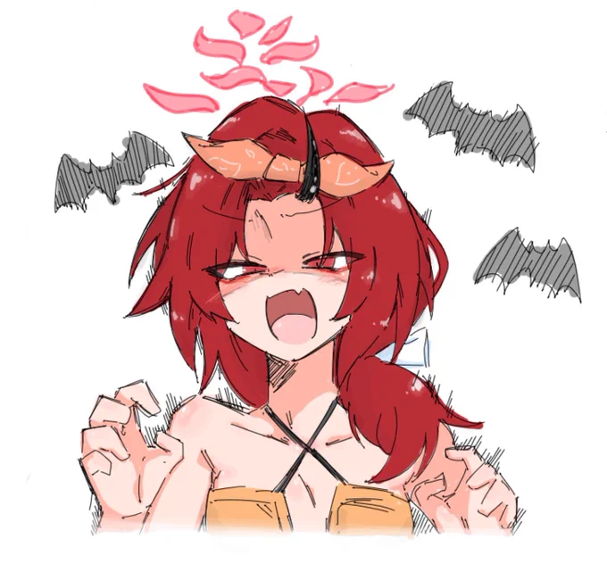 水着でハロウィーン! #ブルアカ