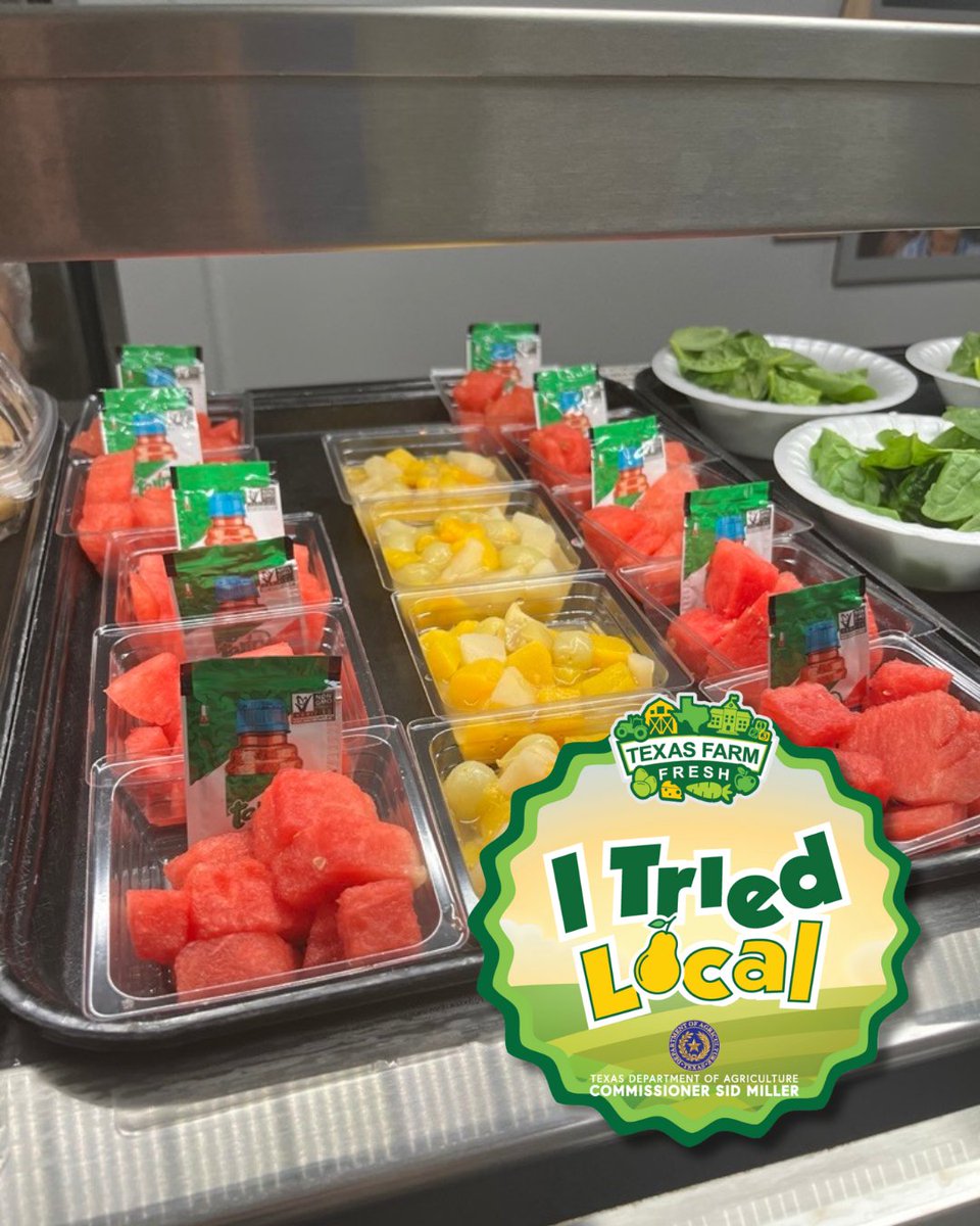 This October, NISD Child Nutrition joined TDA's Farm Fresh Challenge, pledging to serve more local favorites like beef, milk, and watermelon. We’re supporting Texas farmers and giving students the taste of what makes our state great!
#FarmFreshTexas #FarmFreshChallenge