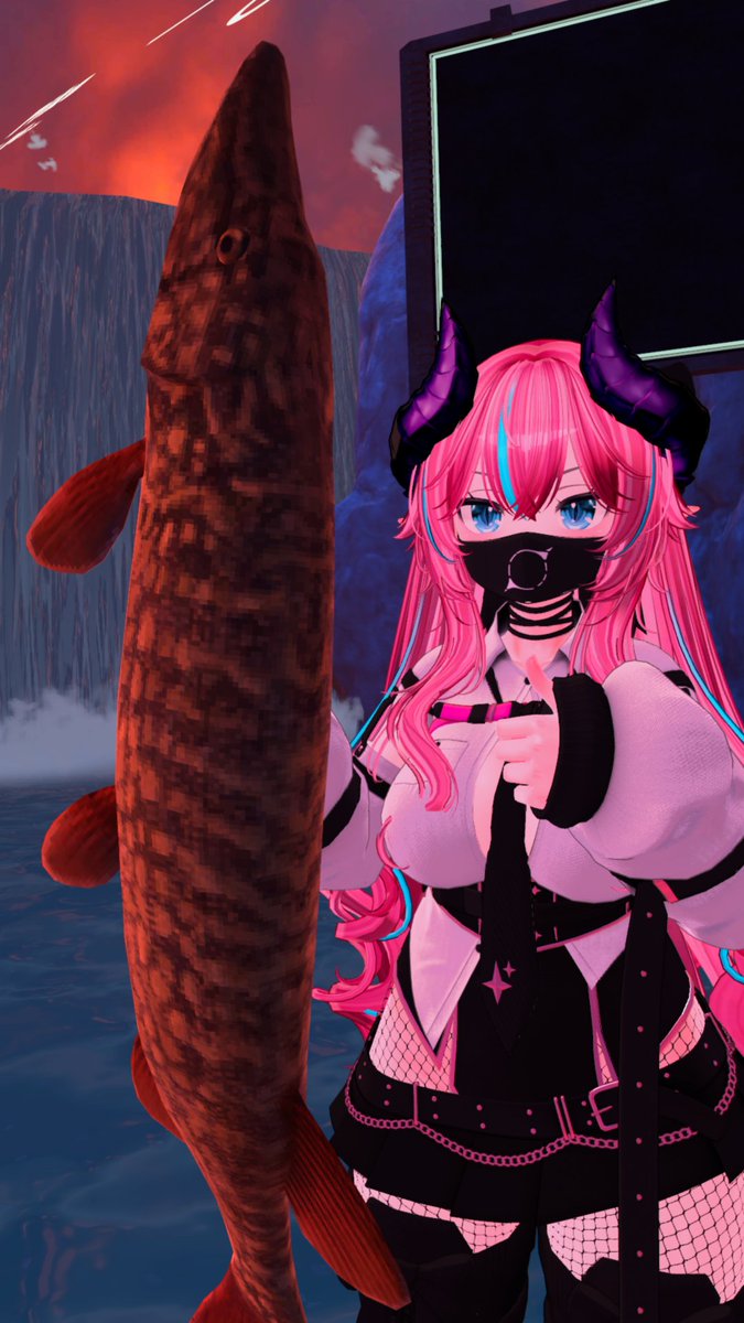 Eh? que acaso esperabas ver otra cosa??

No todo es antojacion señor mejor wache el tremendo pescao que atrape -w-

Tenga buen día :3

#VRChat #VRC #VRChatPhotos #Vtuber準備中 #selfie #VtuberES #VRChatPhotography #pesca #casual
