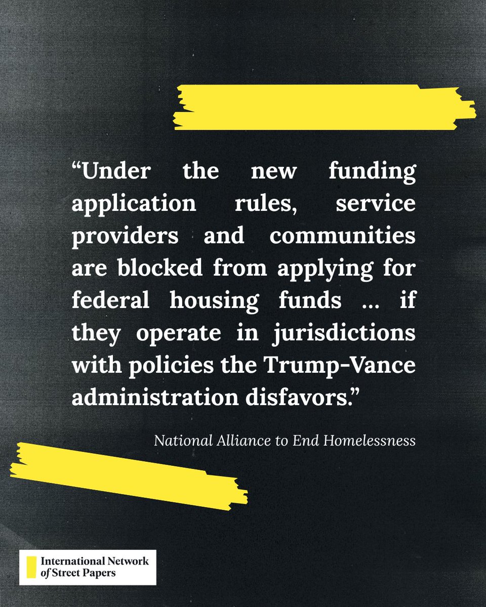 _INSP's tweet image. The National Alliance to End Homelessness has filed a lawsuit against the US Department of Housing and Urban Development over what it claims are unlawful and politically motivated restrictions on federal housing grants.

@streetsensedc  reports: insp.ngo/articles/news-…