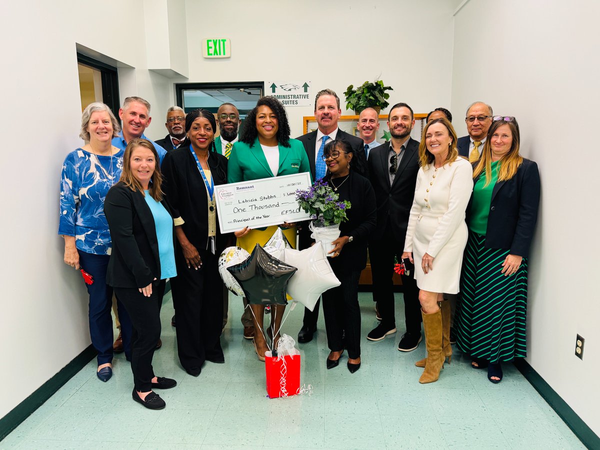 Congratulations to our Principal of the Year from Dan McCarty Middle School, Latricia Stubbs-James! We’re proud to honor an exceptional leader whose dedication, vision, and heart have made a lasting impact in our community. #PrincipalOfTheYear #wearestluciepublicschools