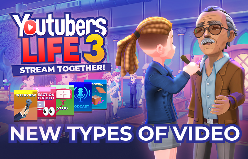 youtubers_uplay's tweet photo. 🎬 New video types are coming to Youtubers Life 3 – Stream Together!

From speedruns and reviews to vlogs, podcasts, and unboxings, the next update adds tons of new ways to create content and shape your story as a creator.

Which type will you master first? 🎥👇
https://t.co/Wm9XxmNdeu