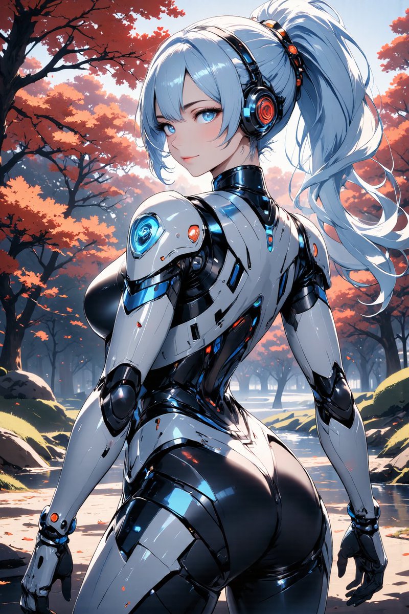 RobotGirlMania's tweet image. 秋のソラちゃん。
おはようございます☀
この機に最近の心境を話す。
#AIアンドロイドの彼女

朝ポストで二日連続の200いいね越え、たぶん初めてだと思う。マジでありがたい。…