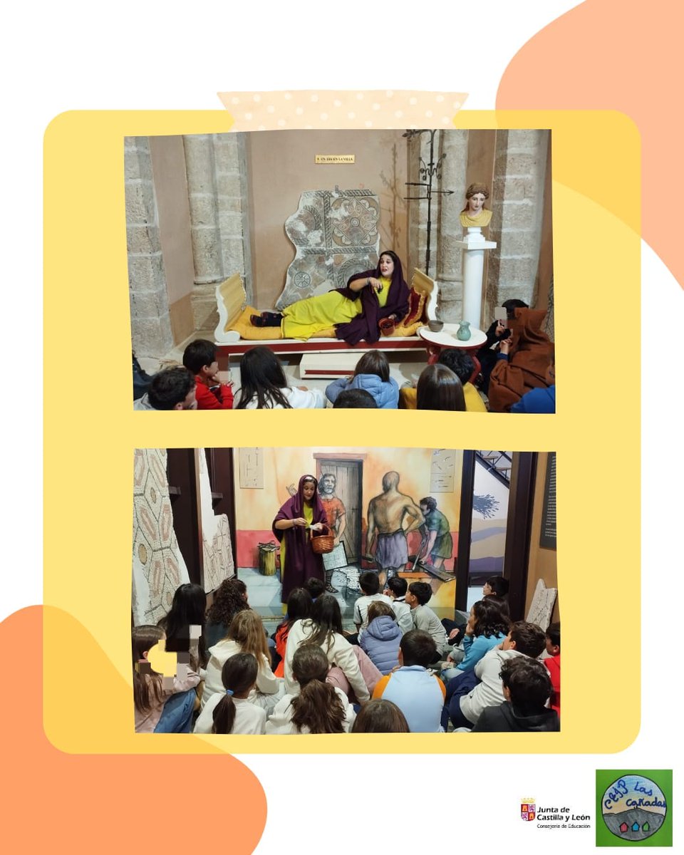 Hoy hemos visitado el Aula Arqueológica de Aguilafuente, donde una romana nos ha mostrado cómo vivían.🚌

Después hemos compartido juegos  con los alumn@s del CRA Las Cañadas.

Para terminar, hemos descubierto qué fue el Sinodal de Aguilafuente, la primera obra impresa en España.