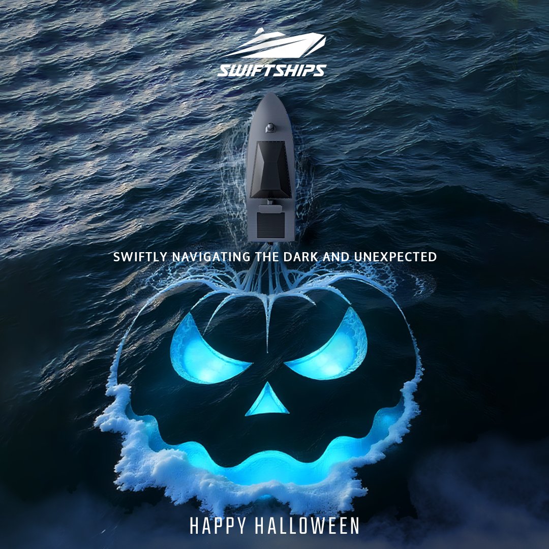 During this All Hallows Season, we extend our hopes for steady courses and rewarding journeys filled with unexpected delights.
Have a festive Halloween from all of us at Swiftships!

#Halloween #Swiftships