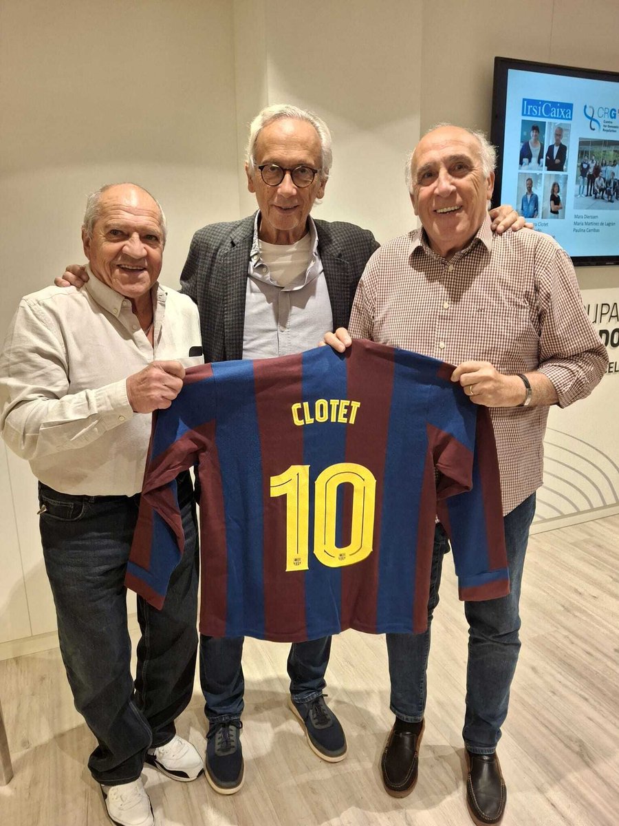 Interessentíssima xerrada del Dr. Bonaventura Clotet sobre la recerca per combatre l'Alzheimer. Hi han assistit membres de l'Agrupació i socis i del FC Barcelona. Hem conegut una part de la feina de la <a href="/Fundacio_Lluita/">Fundació Lluita contra les Infeccions</a> 

Més detalls &gt; buff.ly/INu2Oal