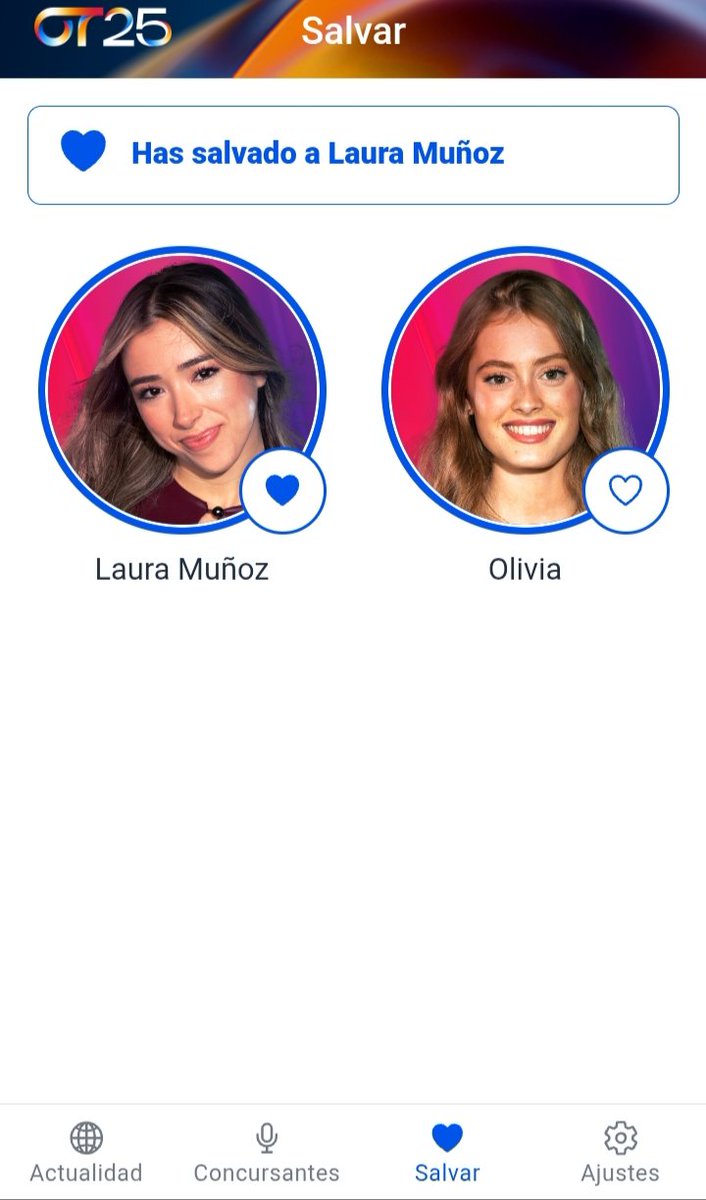 B_didi18's tweet photo. @updaterosalia Podrías ayudarnos a votar por Laura Muñoz en d OT2025 y salvarla? 🙏 https://t.co/nVBLFBW0fl