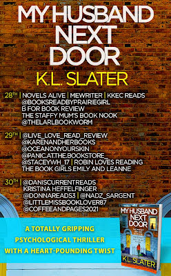 Robin Loves Reading: BLOG TOUR - My Husband Next Door by K. L. Slater ⭐️⭐️⭐️⭐️  robinlovesreading.com/2025/10/blog-t… <a href="/KLSlaterAuthor/">KL Slater</a> <a href="/bookouture/">bookouture</a>