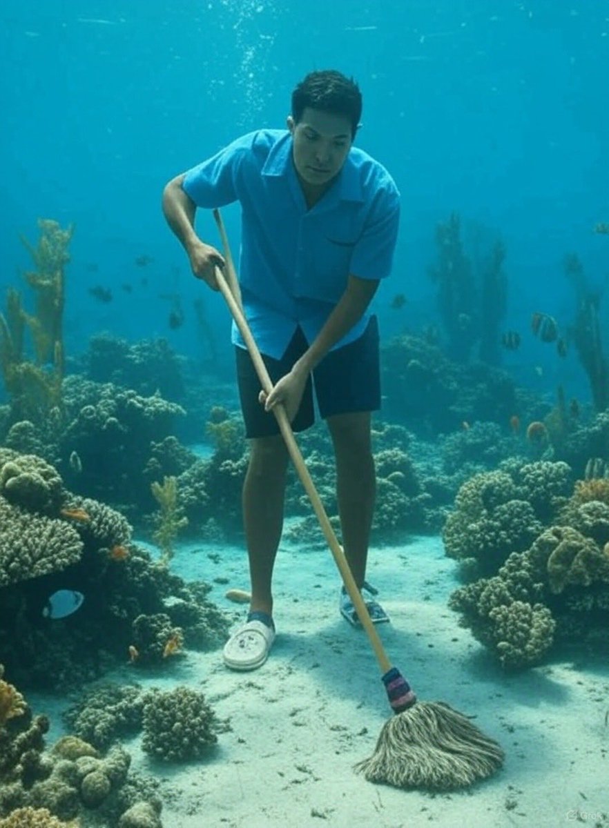 Ape the next James wyn bundle or mop the ocean?

Me: