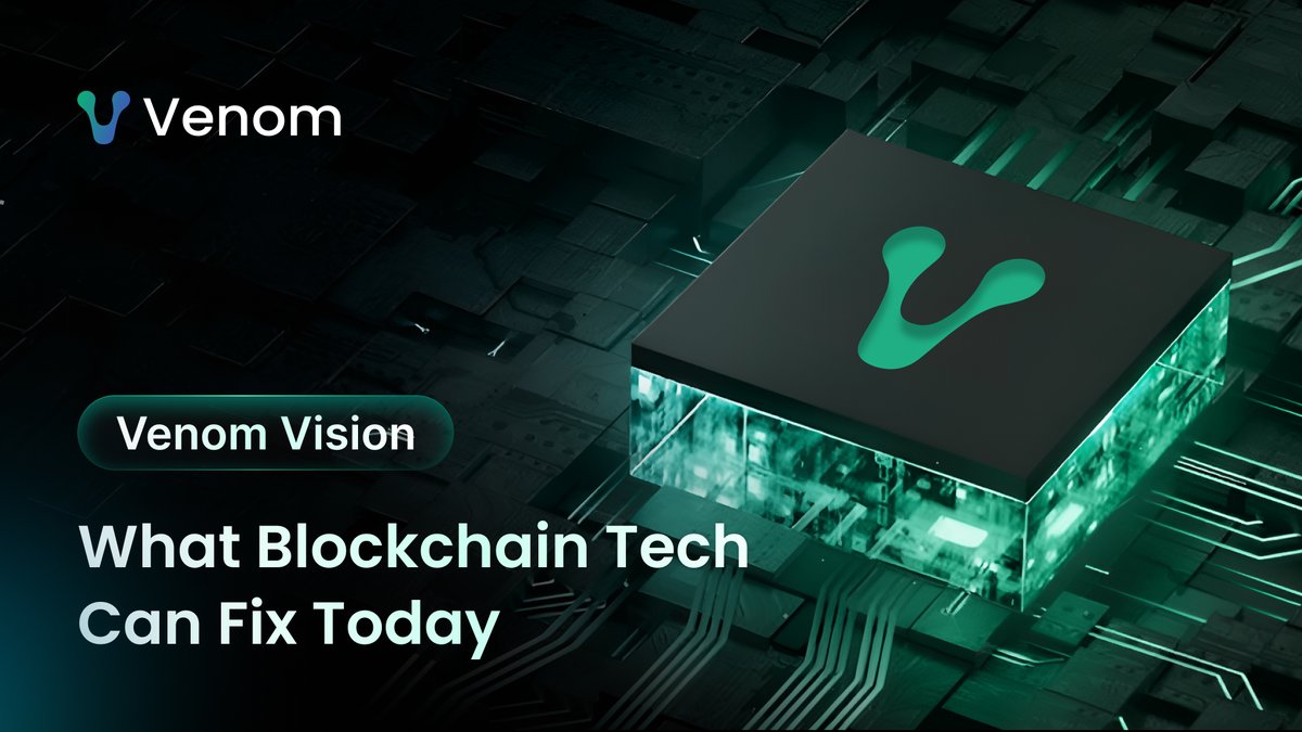 VenomFoundation's tweet image. 🌐 Blockchain&apos;s Potential Today and Venom&apos;s Role 🌐

Welcome to Venom Vision, a series of posts breaking down the current state of affairs in finance and how Venom is poised to transform them.

To start, let&apos;s look at how things stand in the financial industry — the real problems…