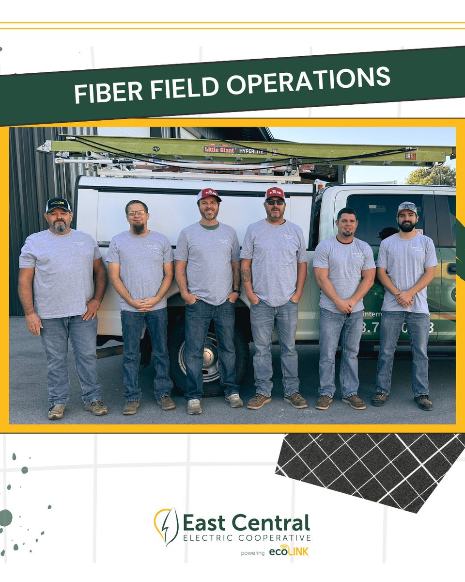 Please join us in showing appreciation for our Fiber Operations Team. These guys work hard to get the most rural homes and businesses in Oklahoma linked to high speed internet. This group installs new connections, and swoops in to save the day when subscribers have  problems.
