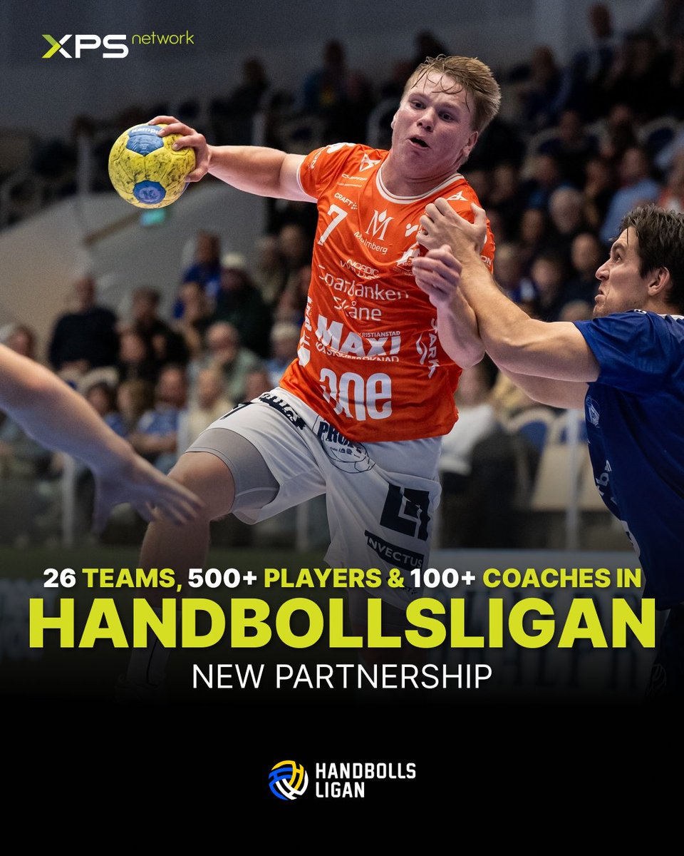 🤾🏼 | We’re proud to announce our new partnership with 🇸🇪 <a href="/SvenskHandboll/">Svensk handboll</a> bringing <a href="/xpsnetwork/">XPS Network</a> to all 26 #Handbollsligan clubs! 🤝

📈 Together, we’re helping more than 100 coaches and 500 players simplify performance tracking, video analysis, and communication - all in one