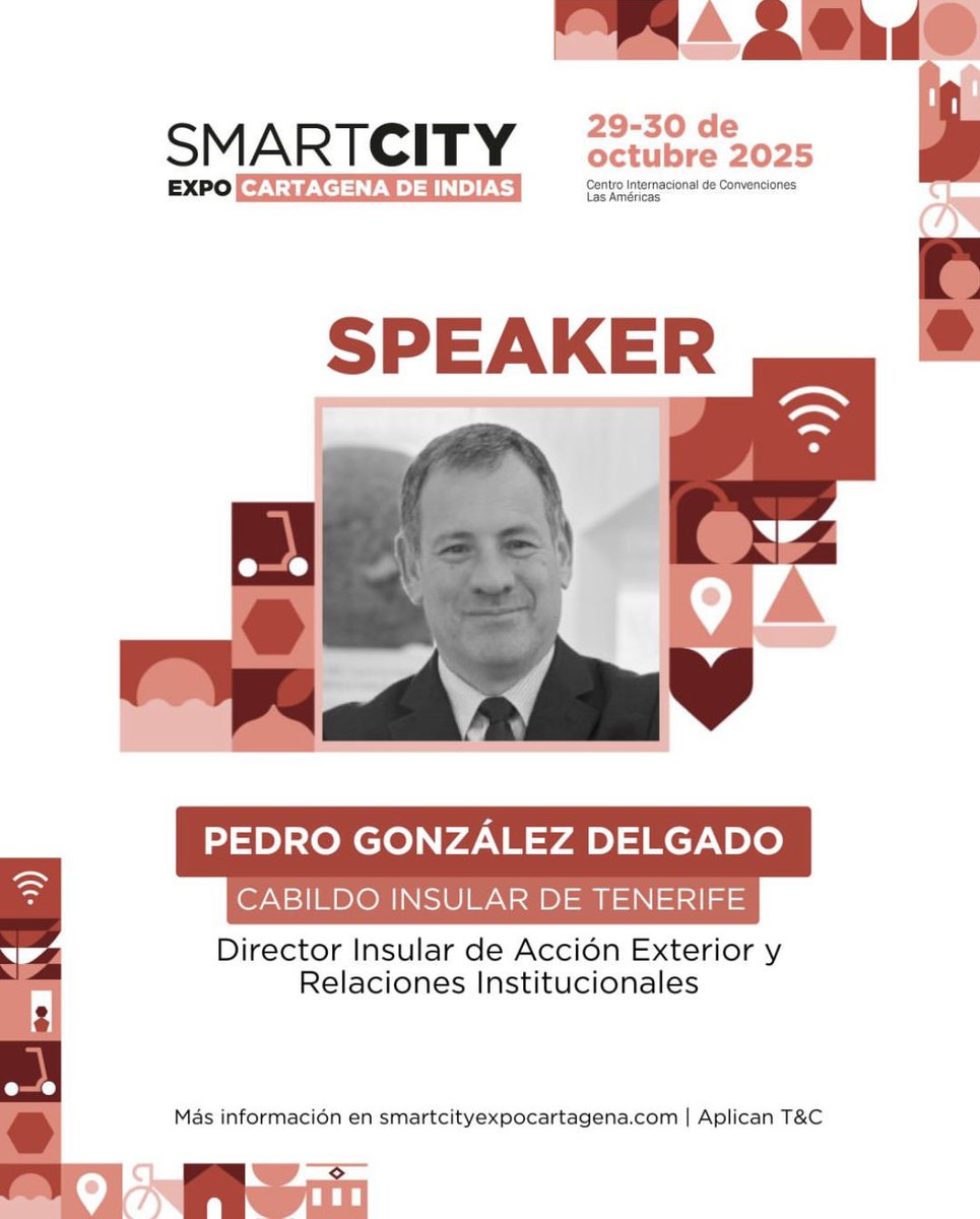 🌎🎤 Es un honor representar y dar a conocer <a href="/SmartCityexpo/">Smart City Expo World Congress</a> en Cartagena de Indias donde el @Cabildo tiene suscrito MoU con la <a href="/AlcaldiaCTG/">Alcaldía de Cartagena</a> 

Desde <a href="/AccionExterior/">Acción Exterior Cabildo de Tenerife</a> damos a conocer las posibilidades que ofrece la Isla en economía azul, renovables y ecosistema tecnológico.