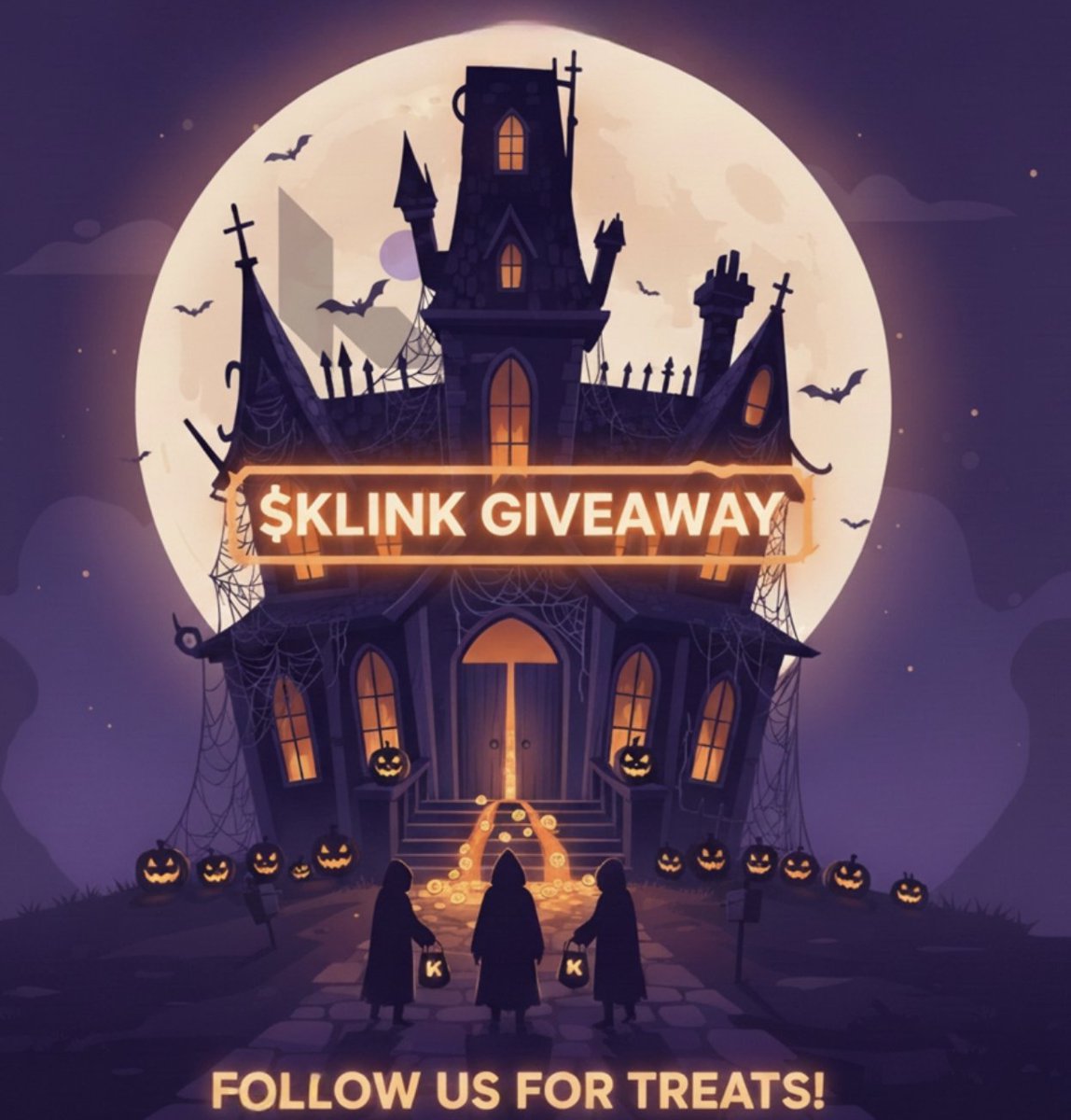 $KLINK Halloween Giveaway! 👻

It’s spooky season and we’ve got treats for you! We’re giving away $31 in $KLINK to 3 lucky winners! 💰

Here’s how to enter:
1️⃣ Follow <a href="/klinkfinance/">Klink Finance</a>
2️⃣ Comment with 👻
3️⃣ Tag 2 friends who’d join you on the haunted Web3 ride 👇

Don’t miss your