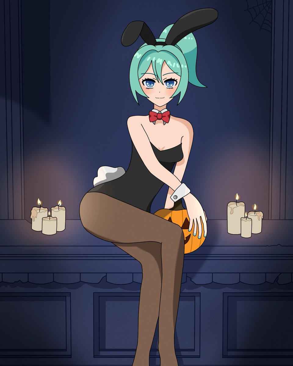 Bunny suit Hatsune Miku🎃 #fanart #HatsuneMiku #digitalart #anime #drawing