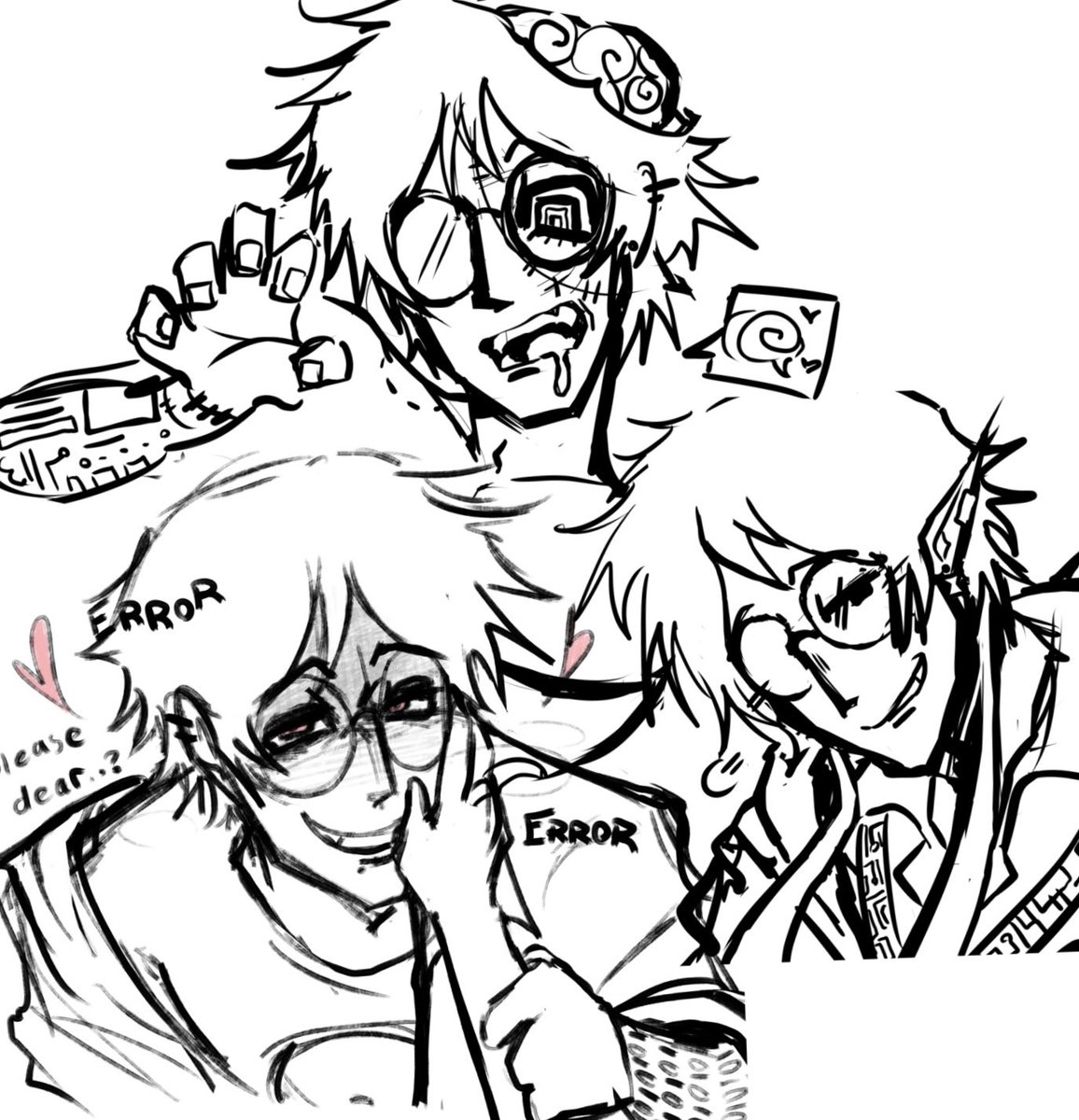 fishisfih's tweet image. the rest of the mac aus that i did not finish 💔
#mactober