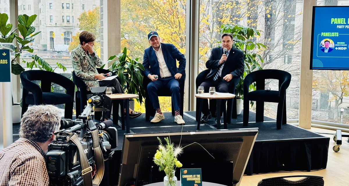 .<a href="/beynate/">Nate Erskine-Smith</a> and Don Davies have been longtime champions for the legal cannabis industry.  Great to hear both speak today!