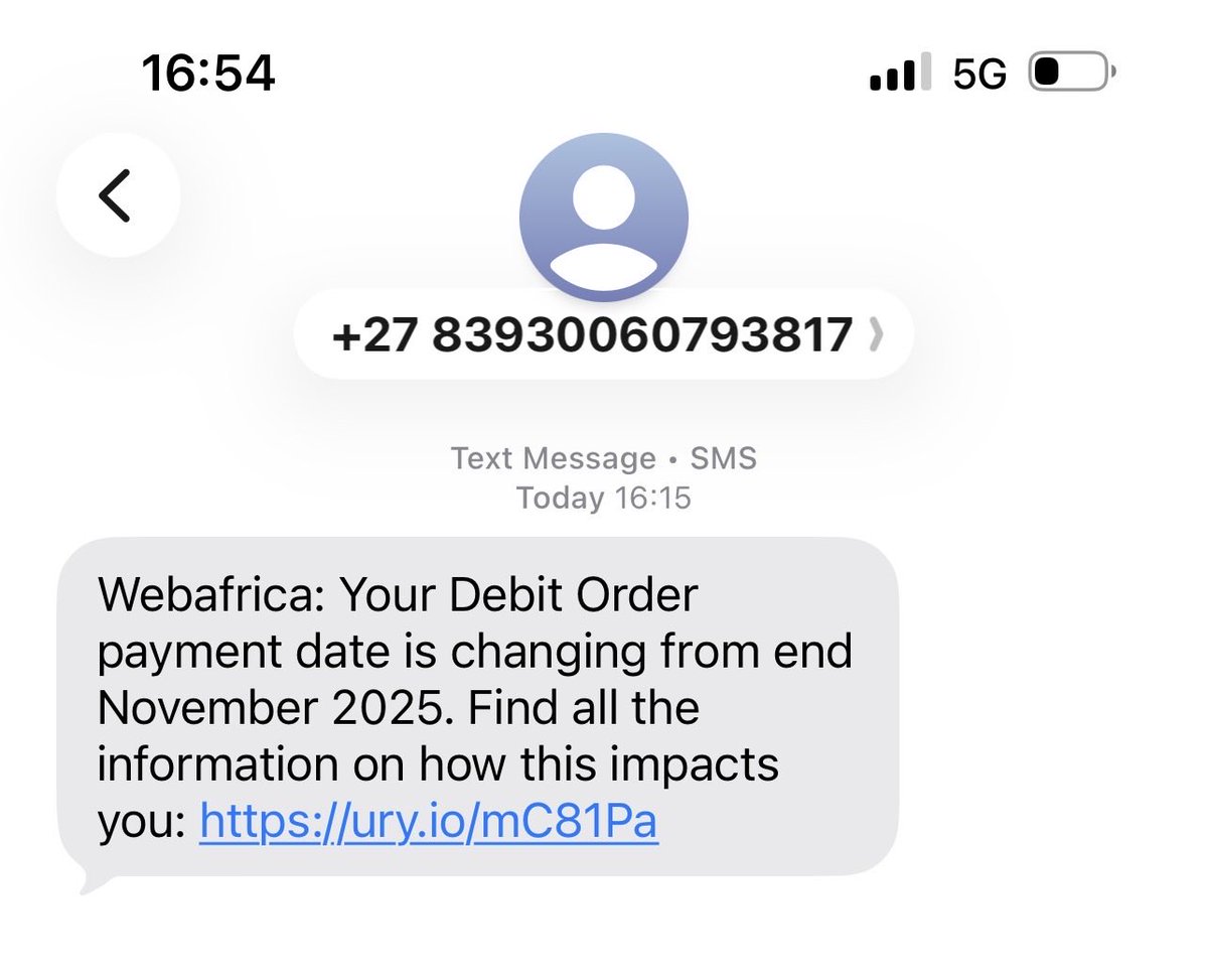 JasperBongi's tweet photo. Hey @webafrica how about asking customers if it’s okay to move debit orders instead of simply enforcing it. Your customer service has always been atrocious! https://t.co/IIDzVOtrK3