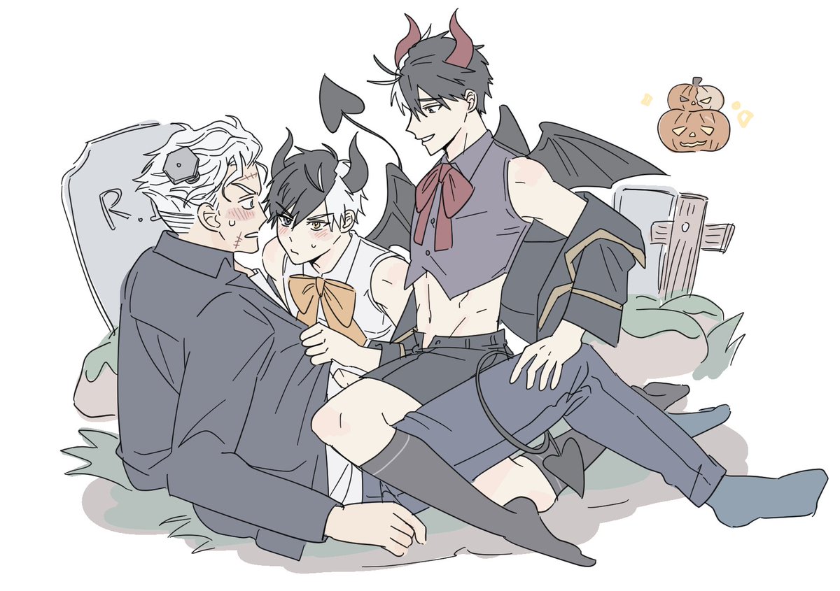 mega_chamchi's tweet image. 우메사쿠 🍅🌸
해피 할로윈 ~~ 🎃