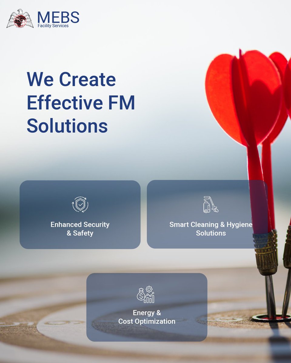 mebsfacility's tweet image. Effective facility management isn't a matter of chance—it's a matter of strategy.

🌐 - mebsfacility.com

#FacilityManagement #MEBS #WeCreateSolutions #Dubai #B2B #IntegratedFM #Security #Cleaning #CostSavings #UAE