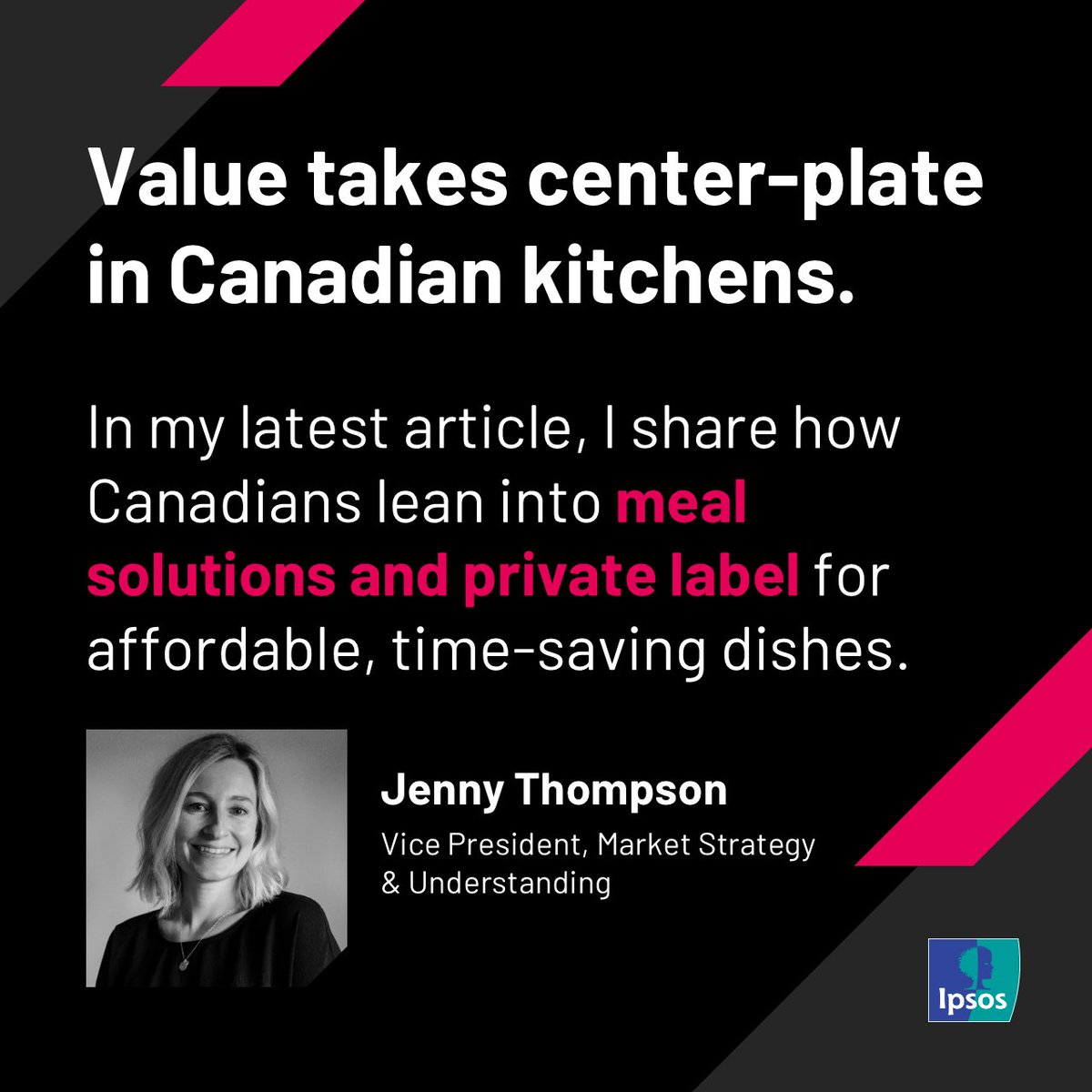 The kitchen is back in! In Cozying Up to Value, Ipsos' Jenny Thompson shares how brands and retailers can help value-conscious shoppers save time and money as the shift to cooking at home increases. Take a look.
ipsos.com/en-ca/food-tho…