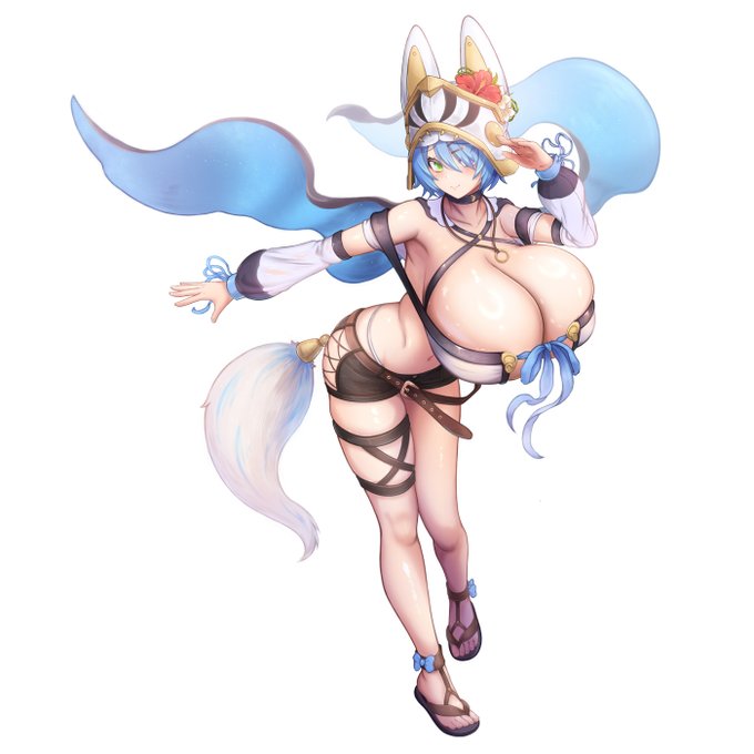 立ち絵の方もっ
兜あるほうがデフォのつもりだったけど違ったみたい
ちゃんとゲーム内で出てきますので、どこで出るかはお楽しみにっ
#巨乳ファンタジーバースト #巨乳バースト 