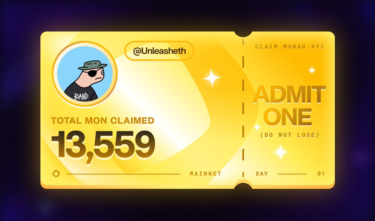 Unleasheth's tweet photo. ready for day 1 🫡 #Monad $Mon #LFG https://t.co/QtPwqRKphf