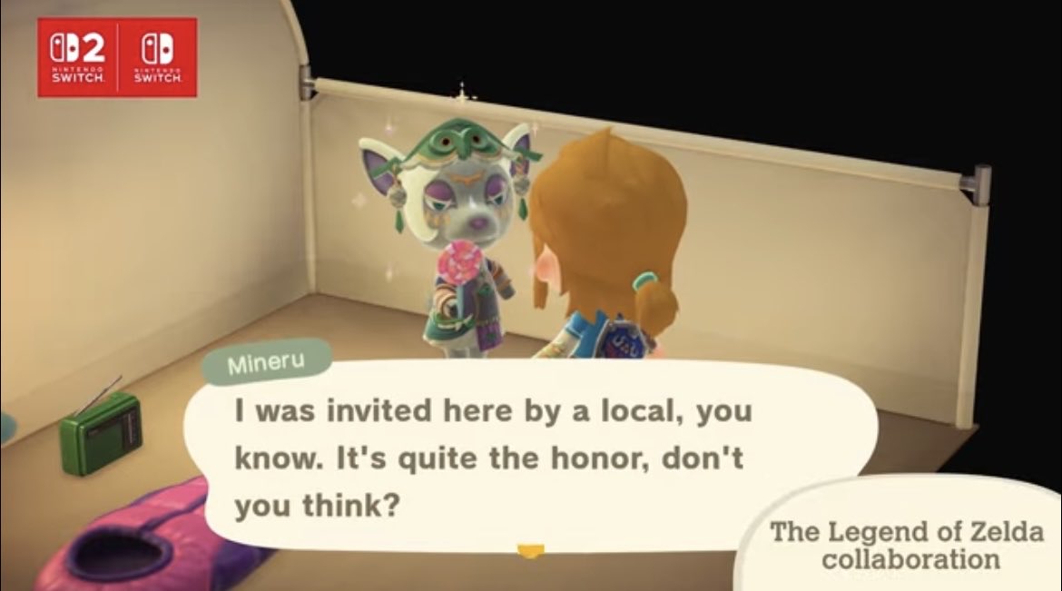 midsummerlass's tweet image. new update AND new villagers?! Tulin and Mineru oh my god get on my island nowwww😱 #AnimalCrossing #AnimalCrossingNewHorizons #LegendOfZelda