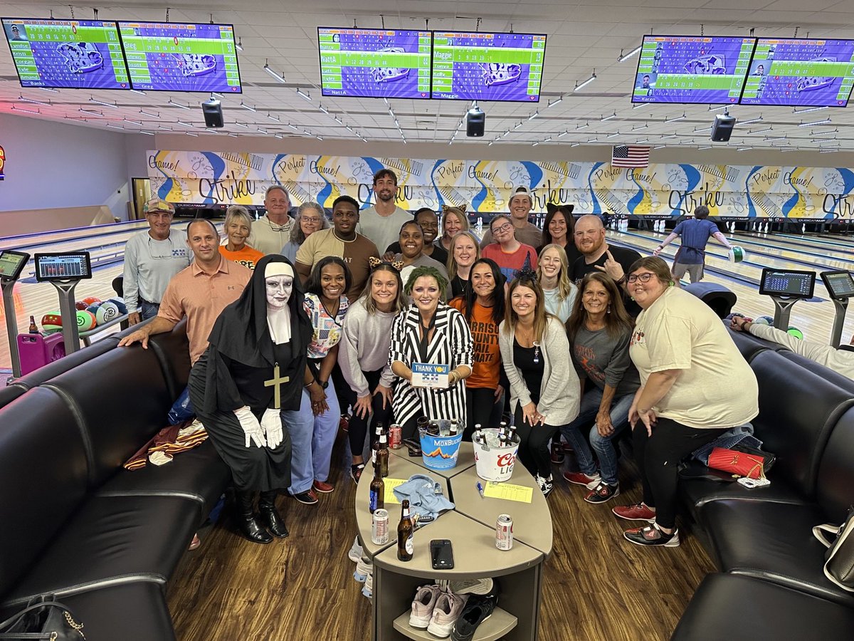 hcminfusion's tweet photo. 🎳 Bowling for Breath! We supported this great event, sponsored by the Cystic Fibrosis Foundation.  This year, we won the Highest Team Score, and our VP, Kristi Walker, personally won the Highest Women’s Score!  

Donate below:
https://t.co/0rgGmwiBAT

#donate #findacure https://t.co/9Y9hHsCRTC