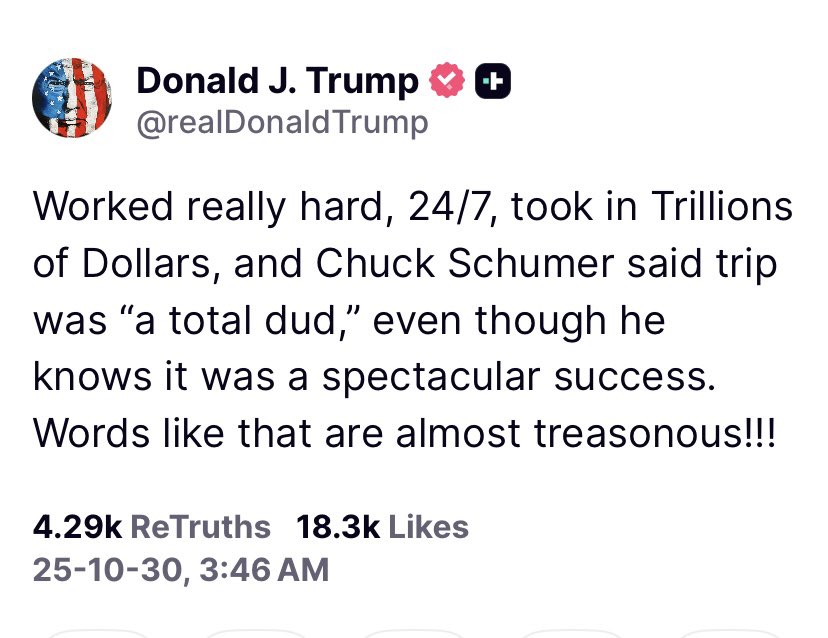 The whiniest little bitch in America considers it to be treason to criticize him.