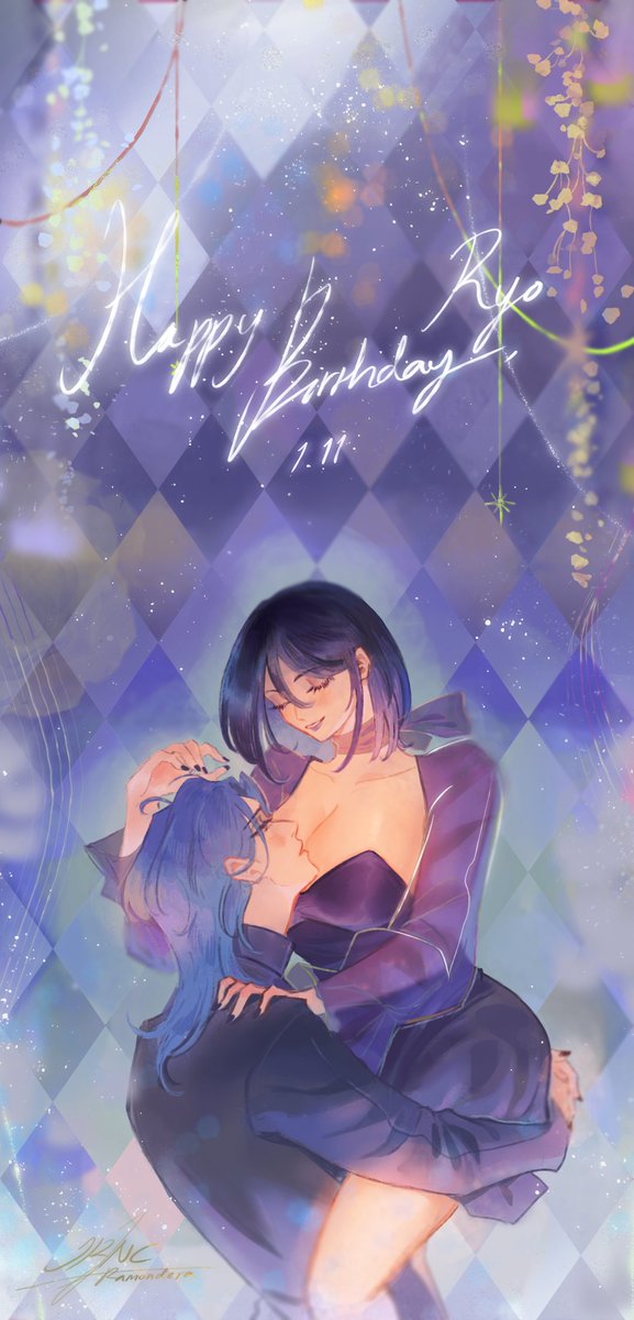 【Ryomie】

⚠夢主顔あり

You paint stars unto my night sky with every breath you take; with every beat of your heart. Tear my soul open and you'll find constellations borne of your warmth.

To my dearest Kaiser, I wish you the happiest birthday.

© @/Ramondera
#yumelokalgallery