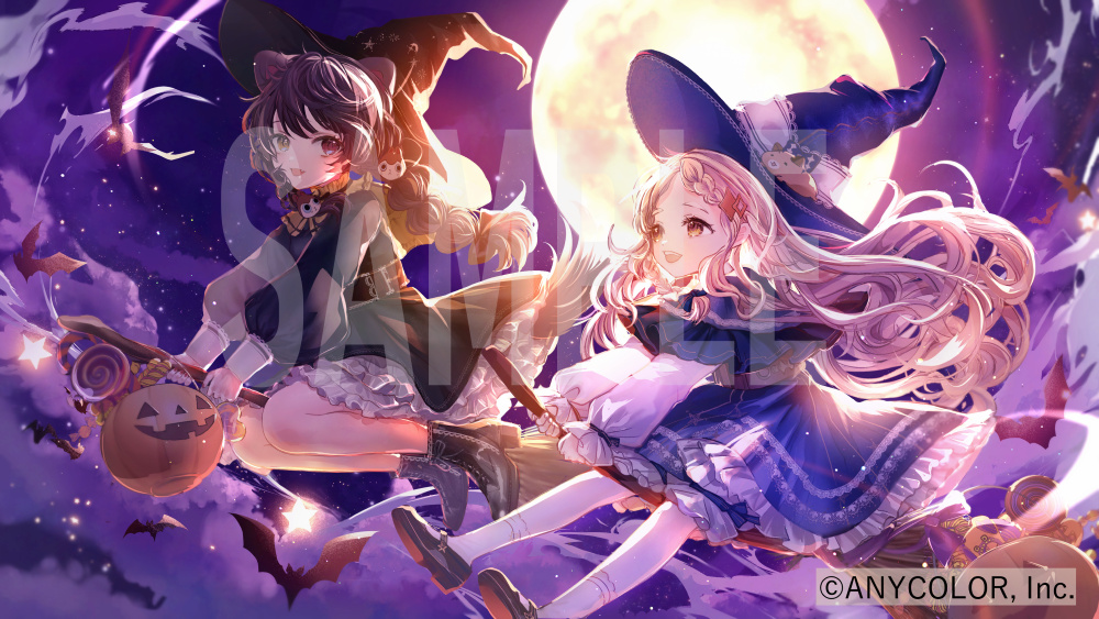 hikkikomori17's tweet image. にじさんじ様Nornis、戌亥とこ様＆町田ちま様
ハロウィンお写真撮らせていただきました🌸
憧れのとても可愛いお二人魔女コーデ描くことができ、
本当に光栄で幸せに思っております💐
#Nornis  #戌亥とこ  #町田ちま