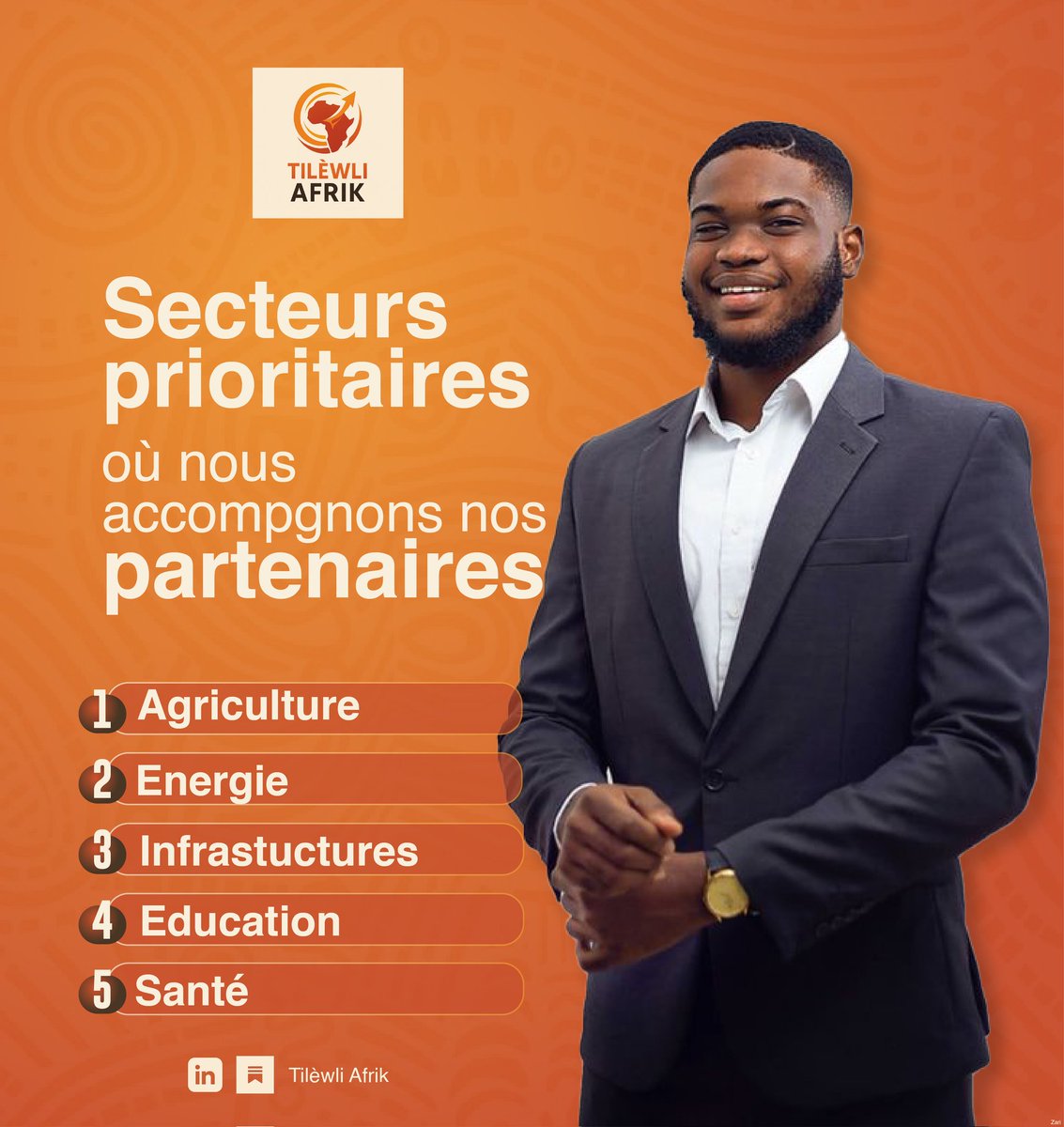 tilewliafrik's tweet photo. Les secteurs clés d’investissement au BurkinaFaso . 
Nous avons entre autre: 
L' Agriculture, l' Énergie, l' Industrie Infrastructures, Éducation et Santé. 
 Nous vous accompagnons pour des investissements sûres et durables. 
#SecteurPrioritairesTilewliAfrik
#TilewliAfrik https://t.co/Z3FmYWuxpc
