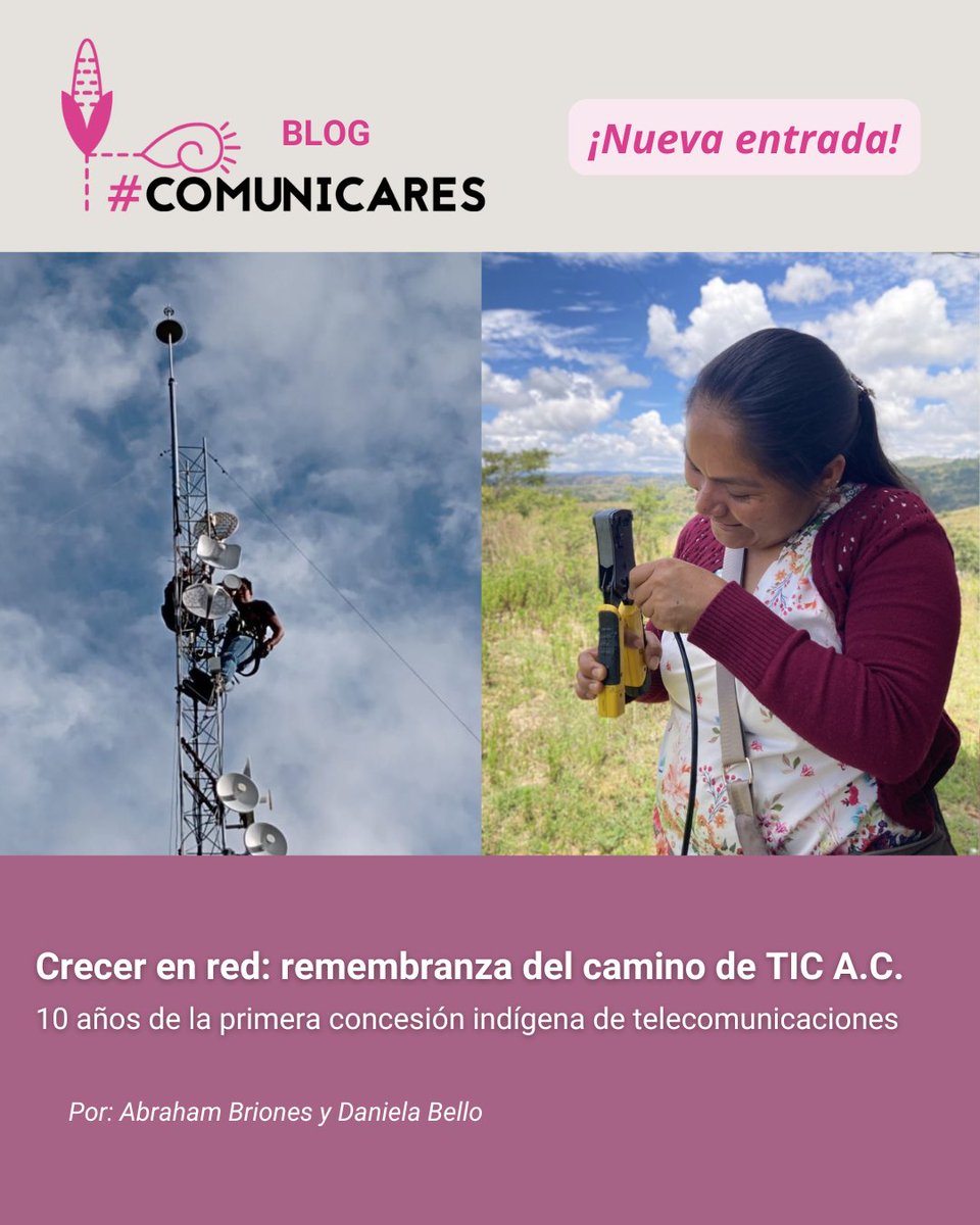 📡 ¡Conmemoramos 10 años de la primera concesión indígena de #telecomunicaciones!  🧡

🛤️ En esta nueva entrada del blog ComunicarES recordamos el viaje histórico de comunidades #indígenas de México para ejercer su derecho a la comunicación con <a href="/tic_ac_org/">TIC A.C.</a> comunicares.org/2025/10/28/cre…