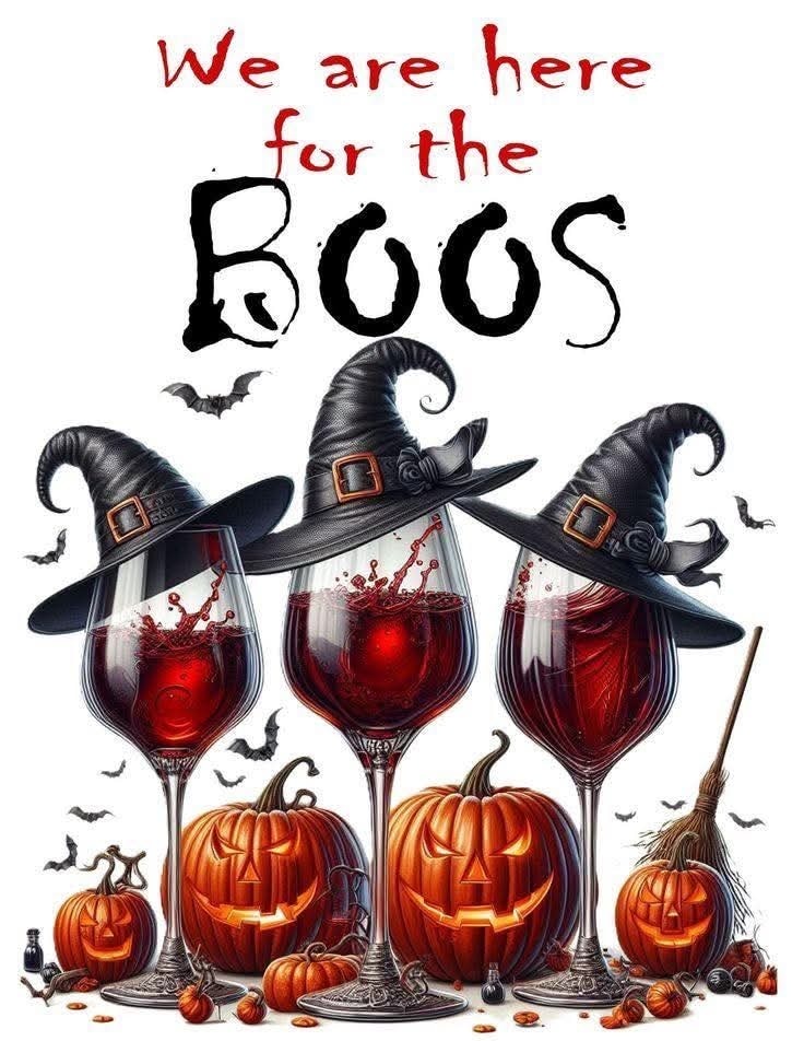 It's almost time 😂🦇🎃👻 #Halloween2025 #Halloween #wine #winelover #boos <a href="/monibragau/">Moni 👩🏼🍀</a> <a href="/heatherrose1814/">🌹😇 Heather 🌹💛</a> <a href="/sharon_kk/">Sharon Kay</a> <a href="/2002Vinos/">vinos 2002</a> <a href="/JohnLukeNYC/">John Luke</a> <a href="/myworld2121/">Stefano S. Magi</a> <a href="/jwalkermobile/">James Walker</a> <a href="/RexChapman/">Rex Chapman🏇🏼</a> <a href="/CaththeWineLady/">Pinkwinelady</a> <a href="/NJWineandBeer/">@NJ Wine & Beer</a> <a href="/TheBuyer11/">The_Buyer</a> <a href="/TweetaDean/">Peter Dean</a> <a href="/CapelliLaVita1/">Capelli La Vita</a>
