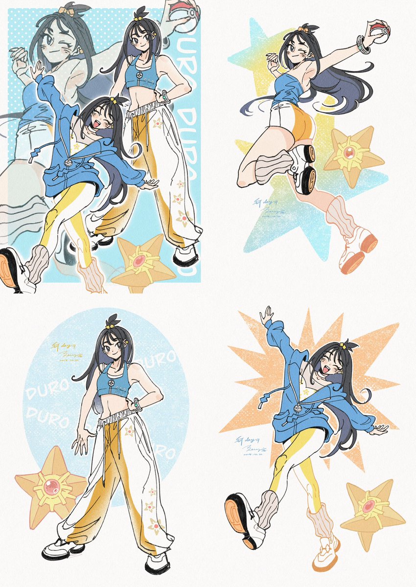 “我们来场宝可梦对战吧！我会用海星星的招式打得你团团转！”
画了超可爱玳萝！♪(๑ᴖ◡ᴖ๑)♪

#PokemonZA #PokemonLegendsZA #pokemon 
#デウロ  #玳萝