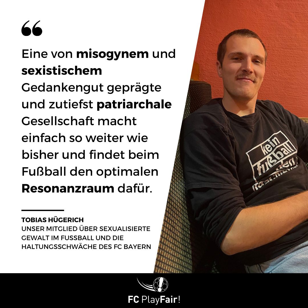 Jerome Boateng ist eines von vielen prominenten Beispielen: Männer missbrauchen ihre Macht und können sich auf ein System verlassen, das sie stützt. 

Den gesamten Klartext lest ihr auf unserer Website:
fcplayfair.org/2025/10/30/der…

#PlayFair #fcbayern #miasanmia #boateng #fussball