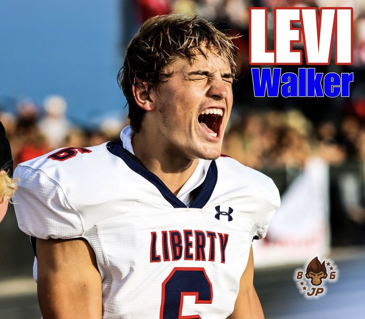 leviwalker806's tweet photo. How Iβm feeling about TONIGHT!!! Letβs go! #6for6
@LibertyFB_LCP @806hsscmedia @JoeSexton34 @RandyRosetta @Nick15Gerb @matthew_lynch15 @CoachTolly @BarryNewton18 @Coach_Casey_P @CoachWhiteDB1 @LibertyRecruits https://t.co/YTyxgHIato