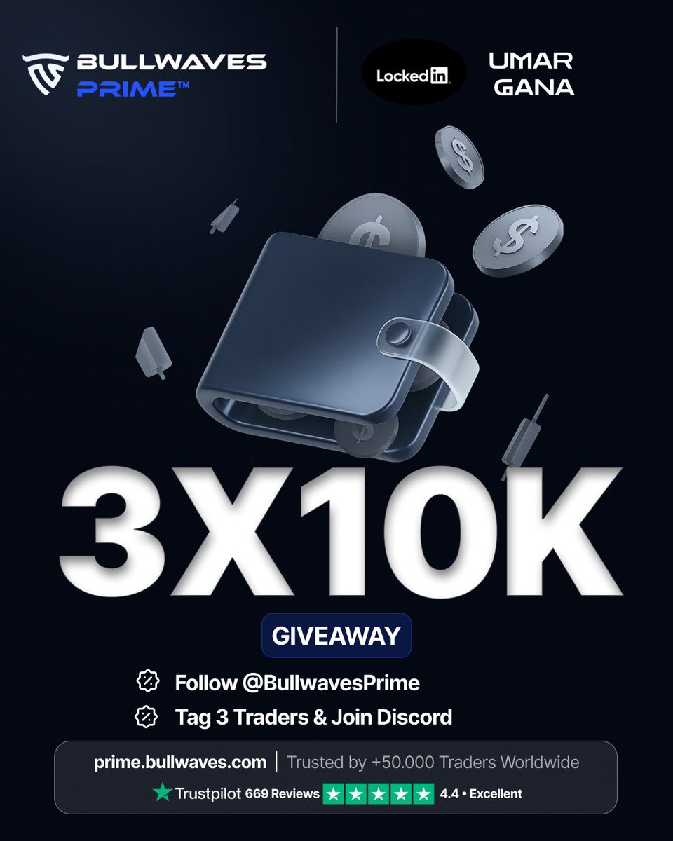gana__jr's tweet image. Giveaway Time 🎁
3 × $10k account 

✅ Follow @gana__jr @UG__Sniper @BullwavesPrime @natewolfiey 

🔁 Repost &amp;amp; Mention 3 
Traders 

📲 Join Discord: discord.gg/zeHPEvyBEH 
Also follow 
@JadeJMA1 @drabberh
@ibnmuax_fx  @drabberh @Joze_Gold @Marwan_fx01 @AshokFX01 @Abubakariguri