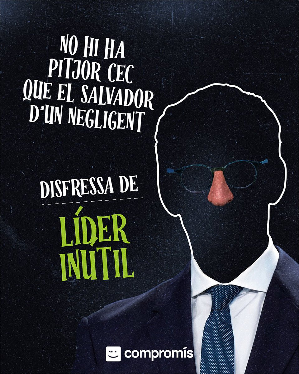 compromis's tweet image. Hi ha persones que fan més por que els monstres.