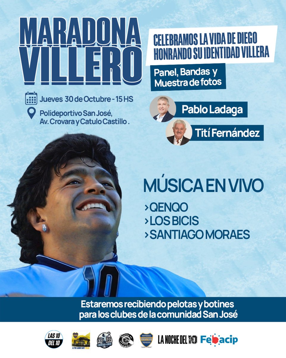 Feliz cumple Diego! Hoy te celebramos tocando acá 👆🇦🇷🔟