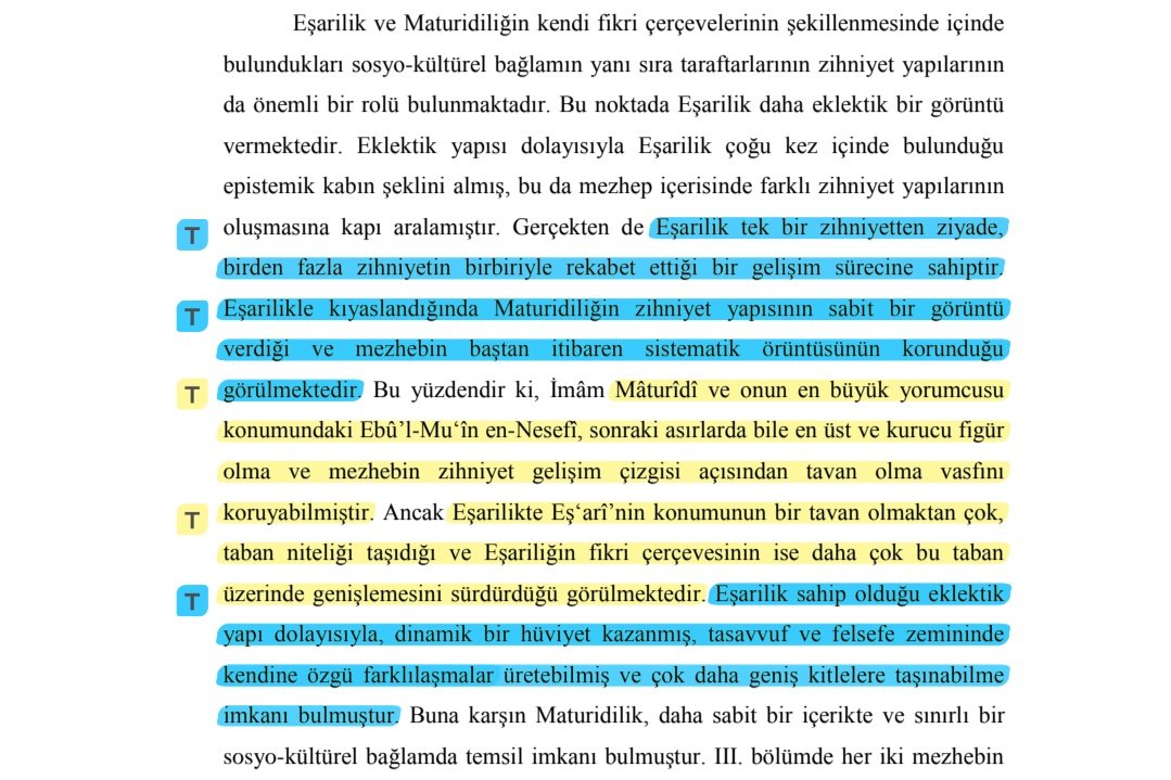 Eş'arîler, kelâm öğretisini ileriye taşıdığı için, Şeyh Eş'arî taban niteliği görmüştür.