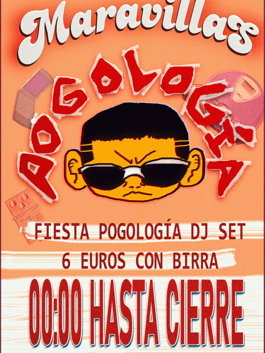 Hoy party POGOLOGÍA 🎧 en <a href="/MaravillasClub/">Maravillas Club</a> que el fomo no te consuma 😜 paso lista mi gente 🫵🏽