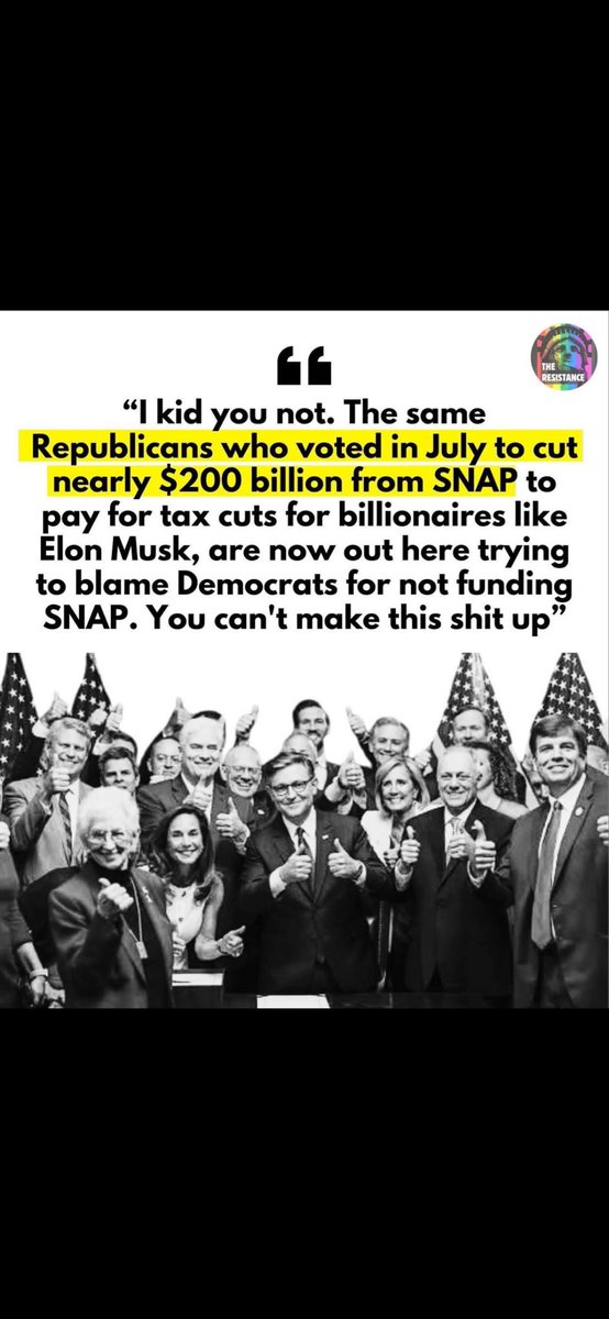 dentalfairie's tweet image. Republicans voted to cut SNAP by $185 bil