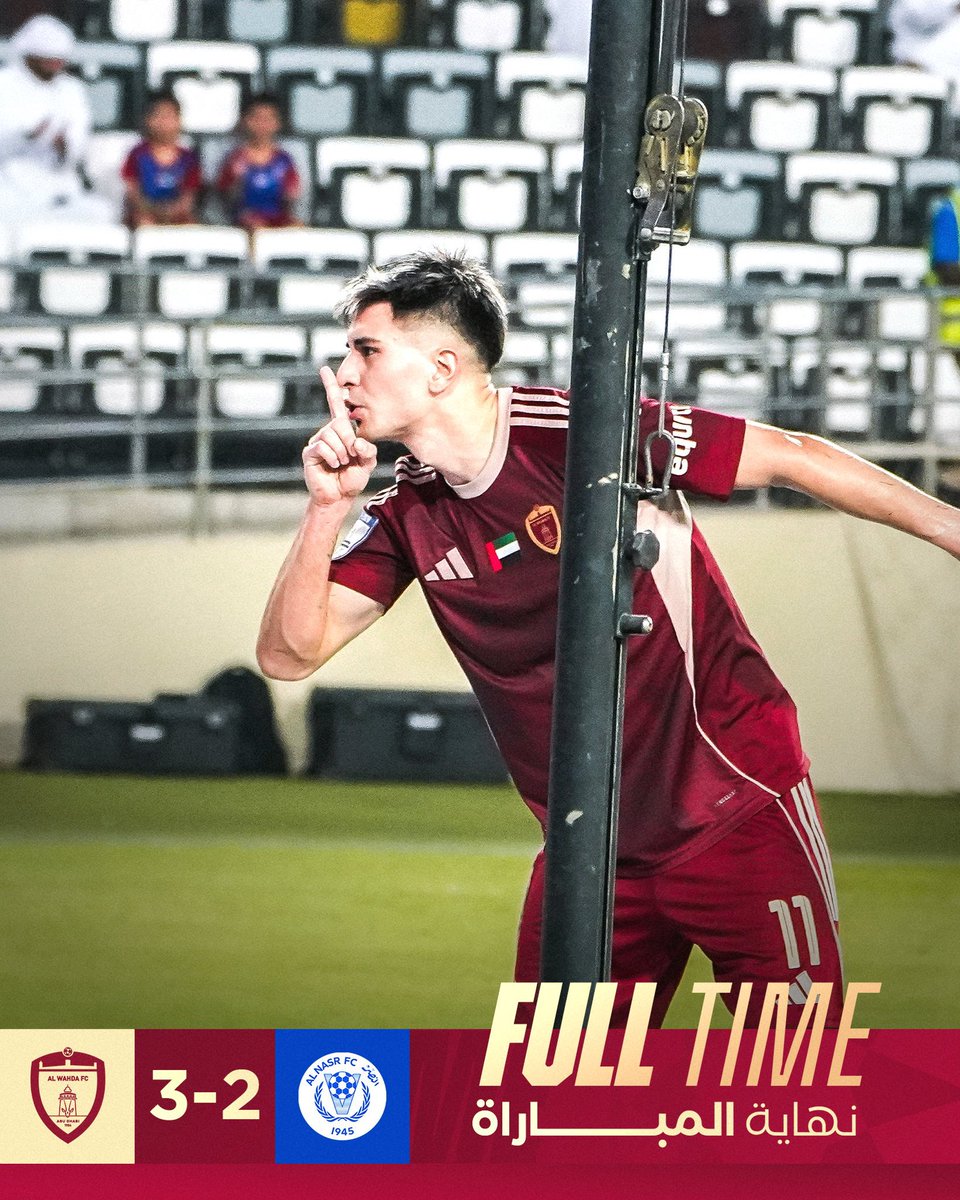 مبروك الفوز للعنابي
شكراً للمدرب واللاعبين والجمهور الوفي فقط
المدرب قايم بشغل جبار في النادي لتغطيه نقص الأجانب وخذلان الإدارة له، في موسم إلى الآن استثنائي للفريق في المنافسه في كل البطولات وجدنا أنّ الاداره خذلت الفريق 
الفريق يحتاج تدعيم بالأجانب مهما كلف الأمر
#الوحدة_النصر